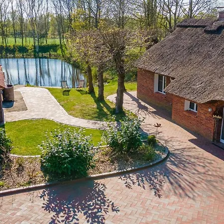 別荘 Reetdach Ostfriesenhaus Südbrookmerland